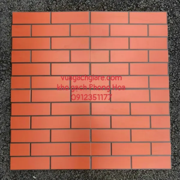 Gạch Men Ốp Dán Trang Trí 40x40 Takao màu đỏ TK1401
