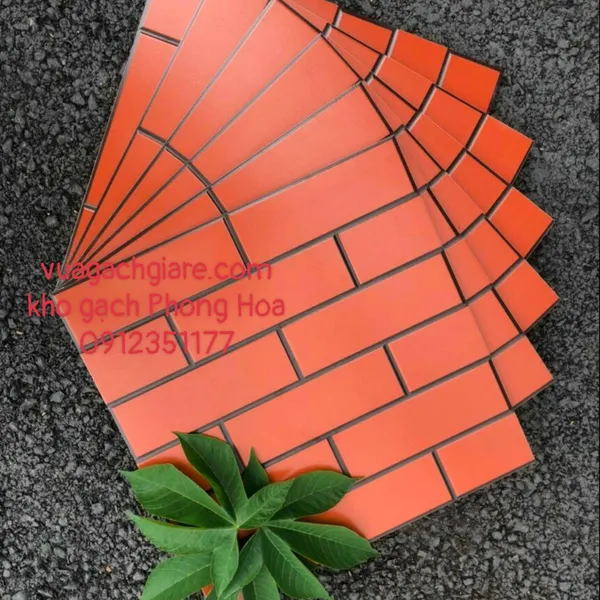 Gạch Men Ốp Dán Trang Trí 40x40 Takao màu đỏ TK1401