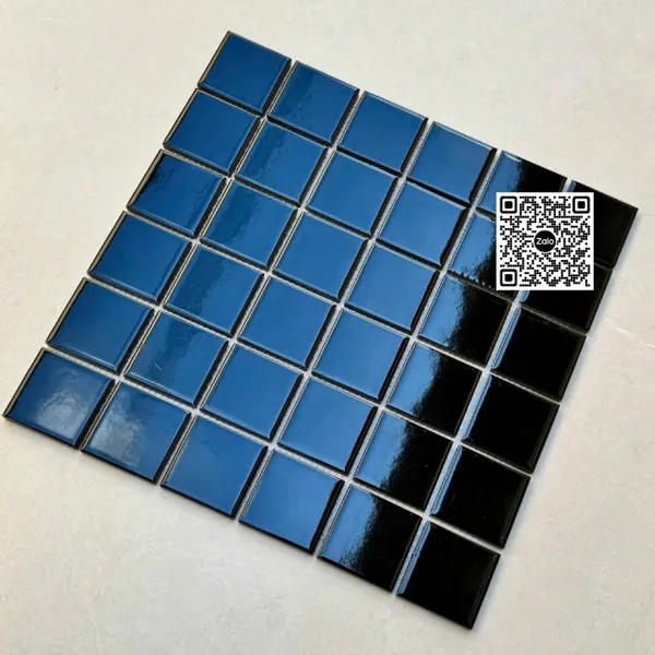 Gạch Mosaic 30x30 Ốp Dán Trang Trí màu đen MHG961