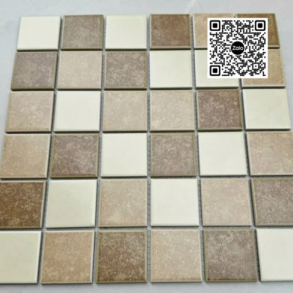 Gạch Mosaic 30x30 Ốp Dán Trang Trí màu nâu OV199