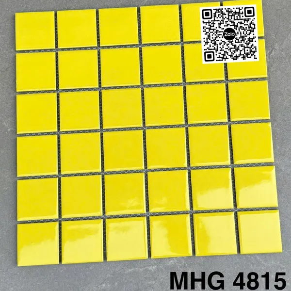 Gạch Mosaic 30x30 Ốp Dán Trang Trí màu vàng MHG4815