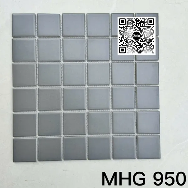 Gạch Mosaic 30x30 Ốp Dán Trang Trí màu xám MHG950