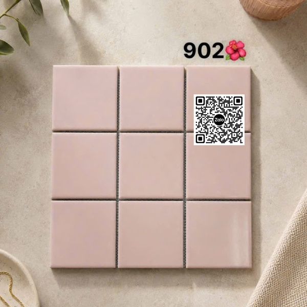 Gạch Mosaic 30x30 Ốp Dán Trang Trí màu hồng 902