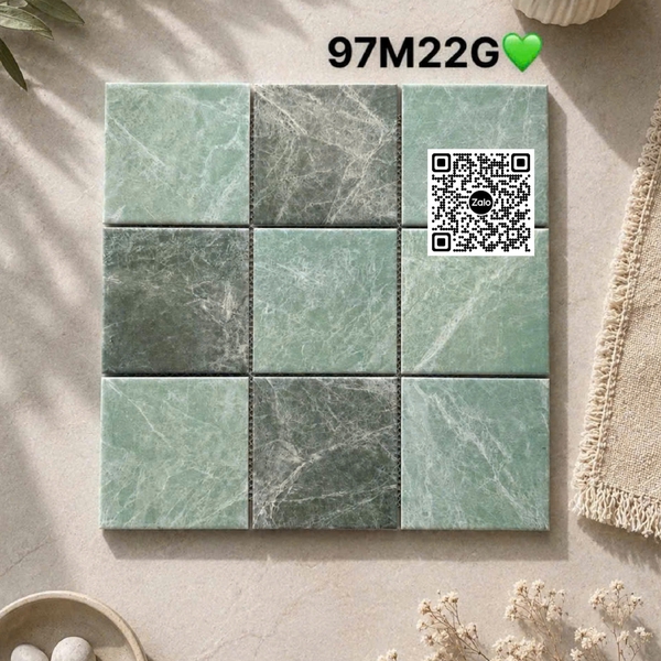 Gạch Mosaic 30x30 Ốp Dán Trang Trí màu xám 97M22G