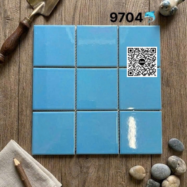 Gạch Mosaic 30x30 Ốp Dán Trang Trí xanh dương 9704