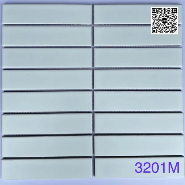 Gạch Mosaic Ốp Dán Trang Trí thanh que trắng 2201M - 3201M