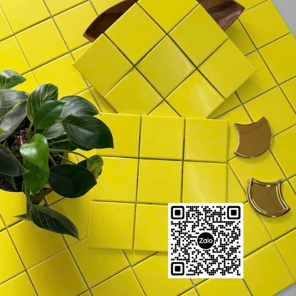 Gạch Mosaic 30x30 Ốp Dán Trang Trí màu vàng 9715M