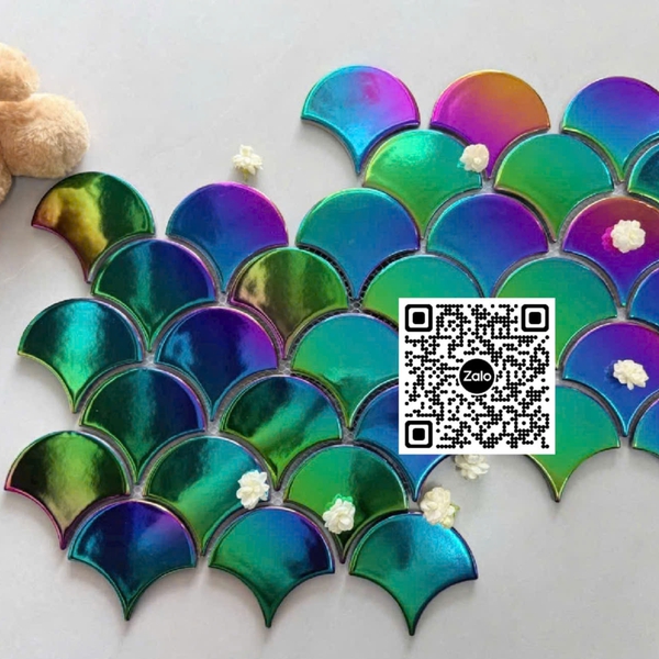 Gạch Mosaic 30x30 Ốp Dán Trang Trí cầu vồng MHF33