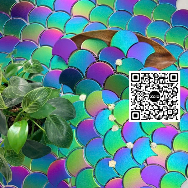 Gạch Mosaic 30x30 Ốp Dán Trang Trí cầu vồng MHF33