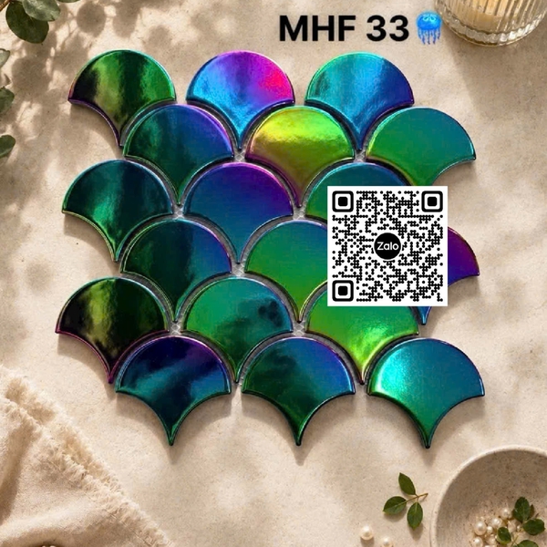 Gạch Mosaic 30x30 Ốp Dán Trang Trí cầu vồng MHF33