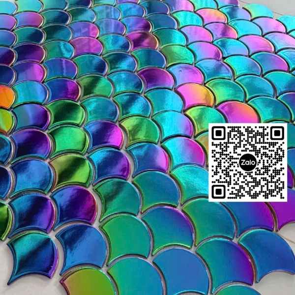 Gạch Mosaic 30x30 Ốp Dán Trang Trí cầu vồng MHF33