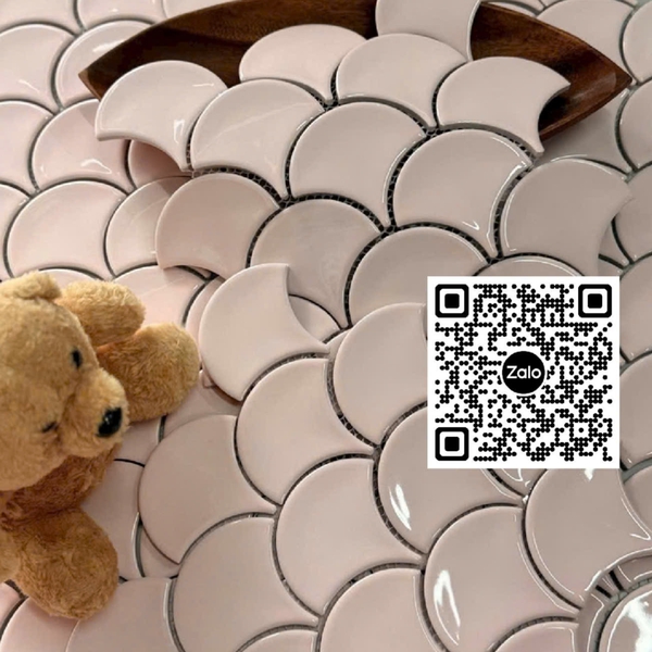 Gạch Mosaic 30x30 Ốp Dán Trang Trí màu hồng MHF35