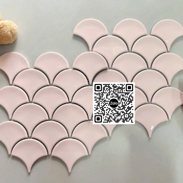 Gạch Mosaic 30x30 Ốp Dán Trang Trí màu hồng MHF35