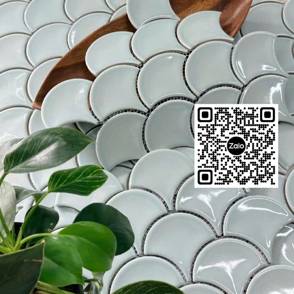 Gạch Mosaic 30x30 Ốp Dán Trang Trí màu xám MHF05