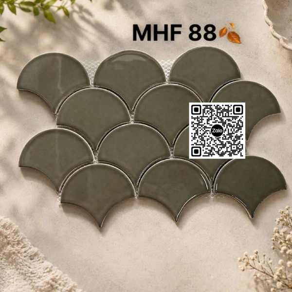 Gạch Mosaic 30x30 Ốp Dán Trang Trí màu nâu MHF88