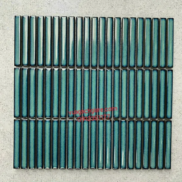 Gạch Mosaic Que Đũa Nhỏ Trang Trí màu xanh navy