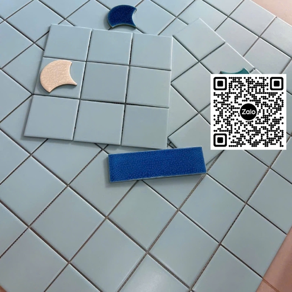 Gạch Mosaic 30x30 Ốp Dán Trang Trí màu xanh dương 903