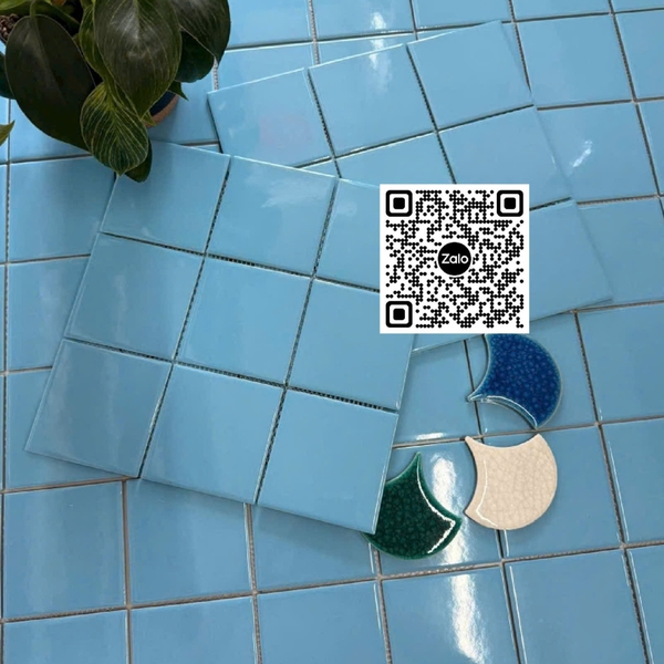 Gạch Mosaic 30x30 Ốp Dán Trang Trí xanh dương 9704
