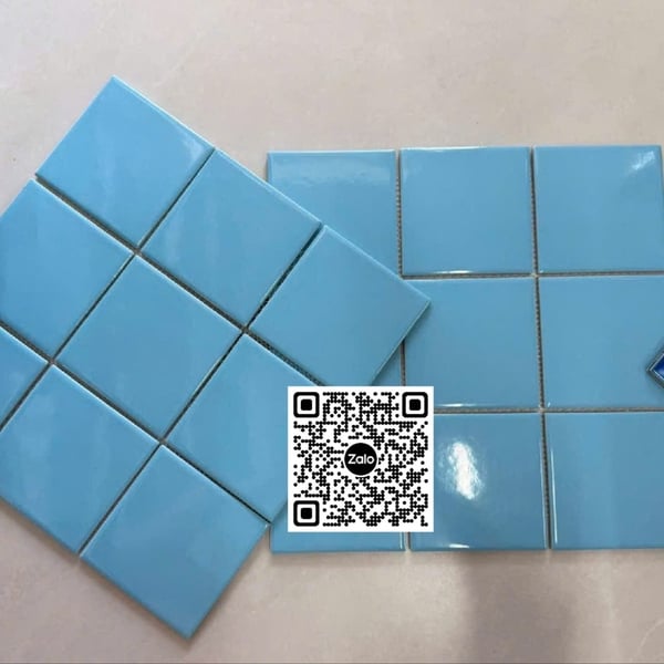 Gạch Mosaic 30x30 Ốp Dán Trang Trí xanh dương 9704