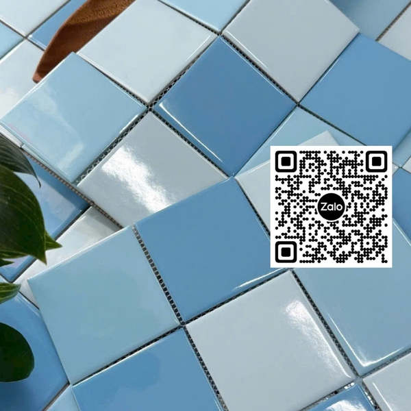 Gạch Mosaic 30x30 Ốp Dán Trang Trí xanh dương 97B01