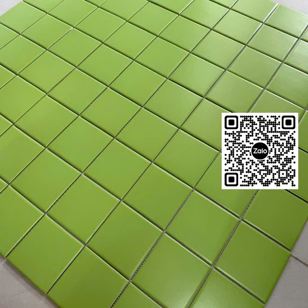 Gạch Mosaic 30x30 Ốp Dán Trang Trí xanh lá 9718M