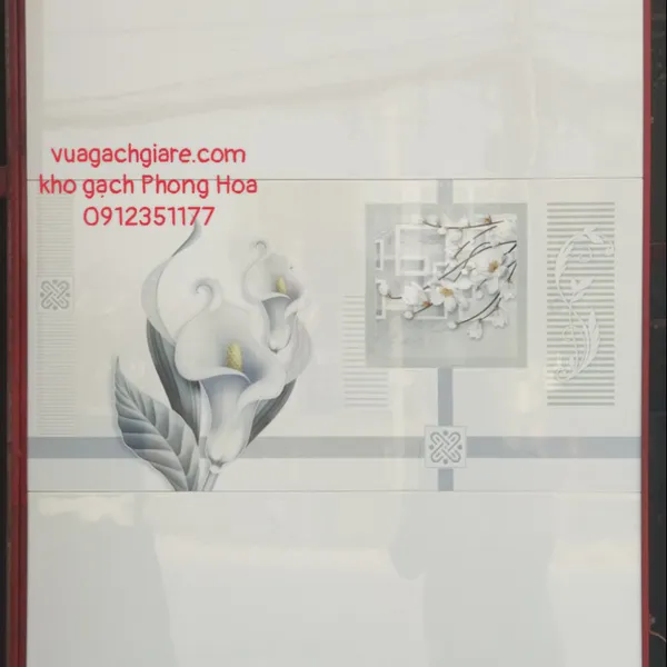 Gạch Men Ốp Tường 40x80 Luxury trắng trơn LX48000