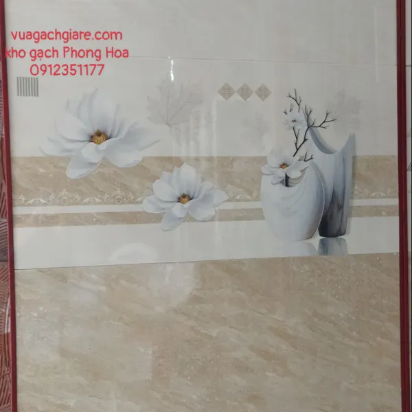 Gạch Men Ốp Tường 40x80 Luxury vàng kem LX48005