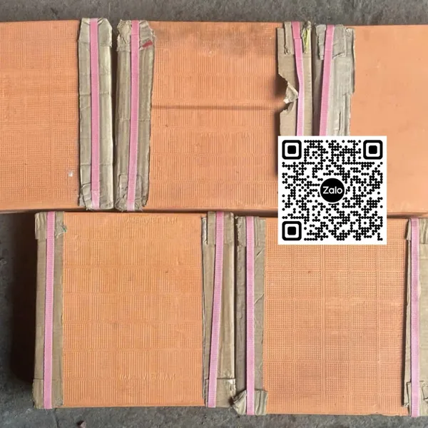 Gạch Tàu Vĩnh Long 30x30 Ốp Lát đỏ cam