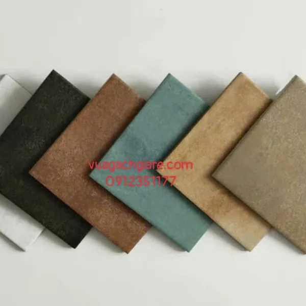 Gạch Thẻ 15x15 Giá Rẻ ốp lát trang trí màu xám khói 1508M