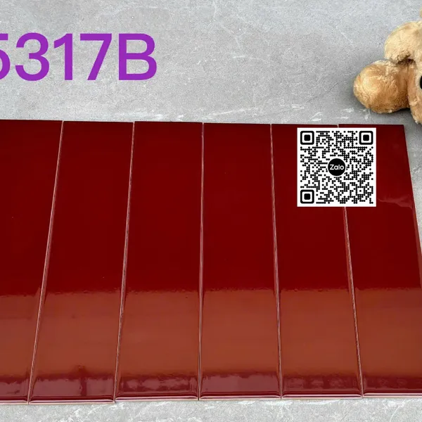 Gạch Thẻ 7.5x30 Ốp Lát Trang Trí màu đỏ P75317