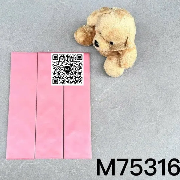 Gạch Thẻ 7.5x30 Ốp Lát Trang Trí màu hồng M75316