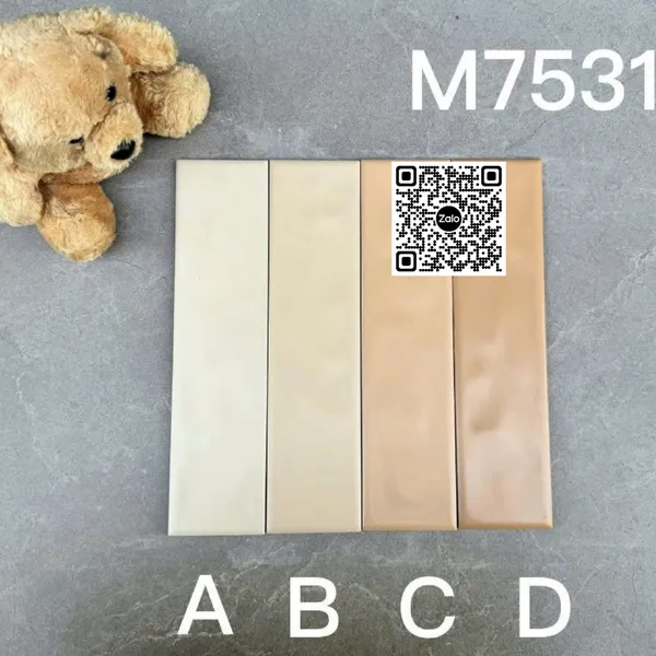 Gạch Thẻ 7.5x30 Ốp Lát Trang Trí màu nâu M75319