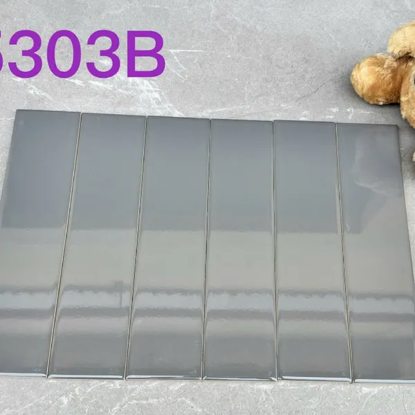 Gạch Thẻ 7.5x30 Ốp Lát Trang Trí màu xám P75303