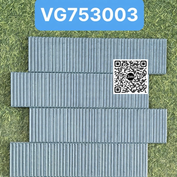Gạch Thẻ 7.5x30 Ốp Lát Trang Trí màu xanh VG753003
