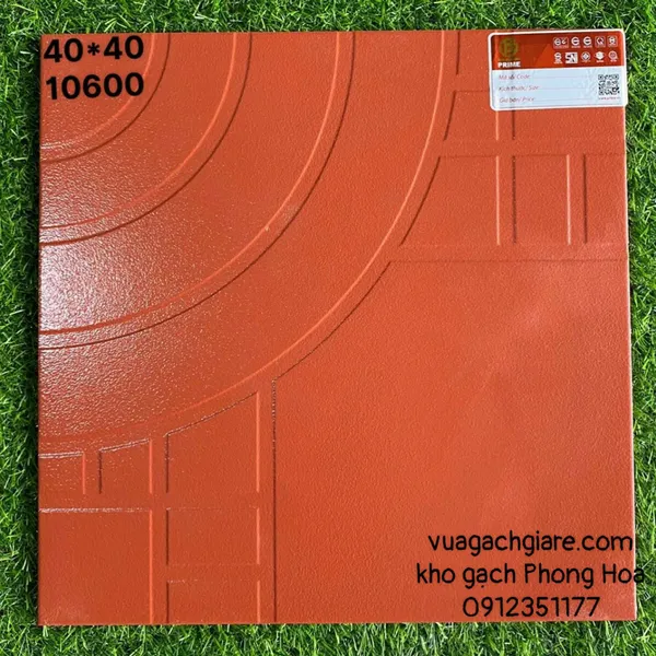 Gạch Tráng Men 40x40 Cotto PRIME màu đỏ 10600