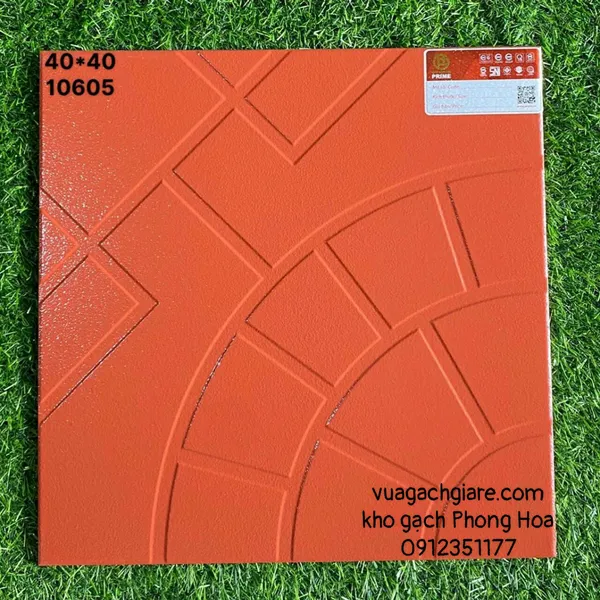 Gạch Tráng Men 40x40 Cotto PRIME màu đỏ 10605