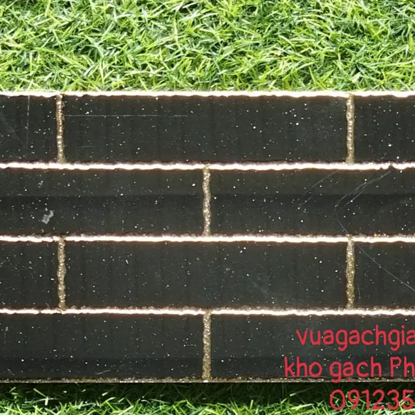 Gạch Trang Trí Khắc Kim 15x30 đen nhũ vàng 1509 - trắng nhũ vàng 1510