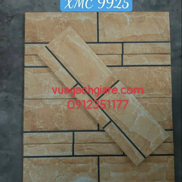 Gạch Trang Trí 15x50 Việt Nhật giả đá XMC9925