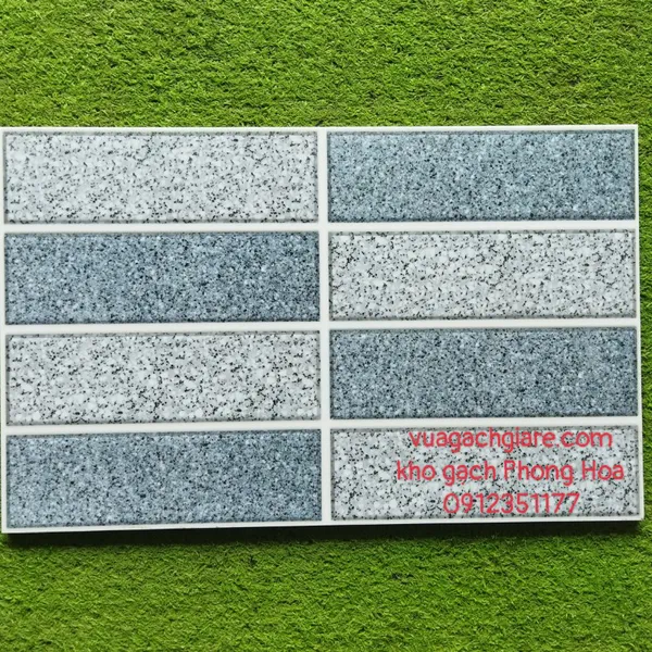 Gạch Men Trang Trí 25x40 xám đậm nhạt giả đá hoa cương