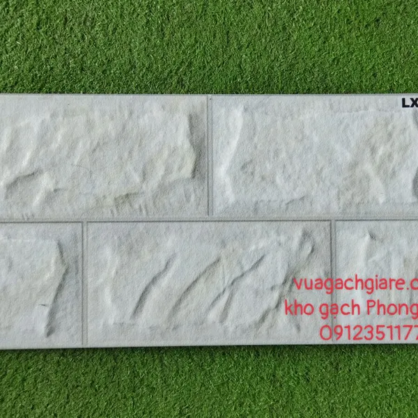 Gạch Men Ốp Tường Trang Trí 25x50 Thanh Thanh màu trắng vân giả đá LX5-1