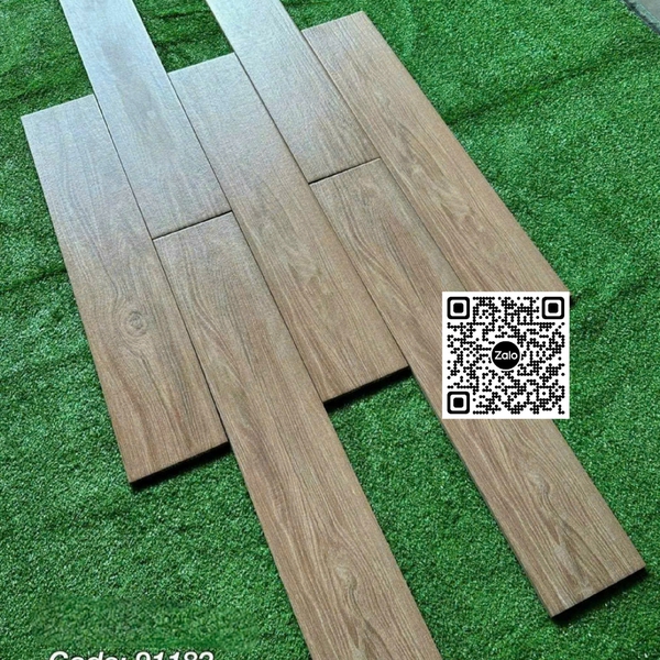 Gạch Vân Gỗ - Gạch Giả Gỗ 15x80 Ốp Lát màu nâu 91182