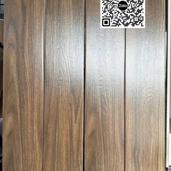 Gạch Đá Mờ Vân Gỗ - Gạch Giả Gỗ 15x80 Ốp Lát màu nâu TK50105