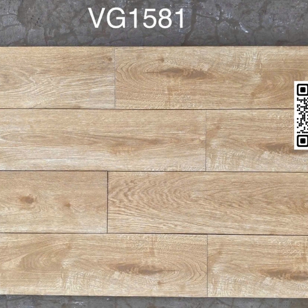 Gạch Vân Gỗ - Gạch Giả Gỗ 15x80 Ốp Lát màu nâu 1581