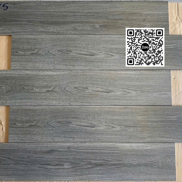 Gạch Vân Gỗ - Gạch Giả Gỗ 15x80 Ốp Lát xám đậm 1585