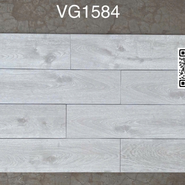 Gạch Vân Gỗ - Gạch Giả Gỗ 15x80 Ốp Lát xám đậm 1584