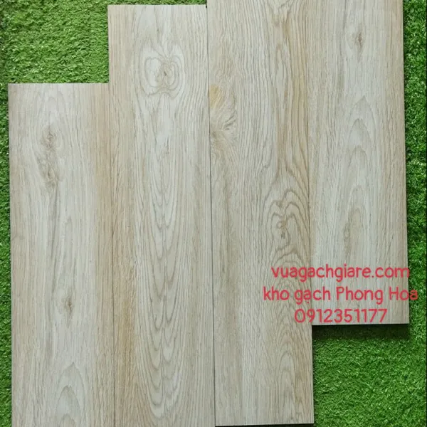 Gạch Vân Gỗ 15.5x80 VITTO kem vàng 9504