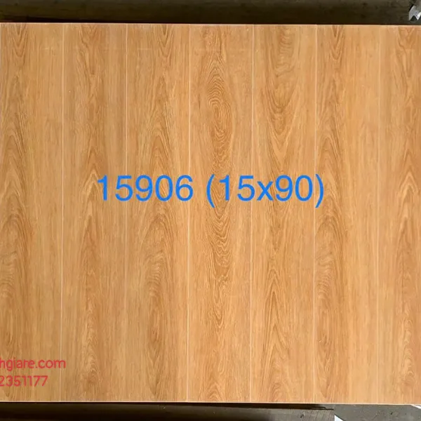 Gạch Vân Gỗ 15x90 Giá Rẻ nâu vàng 15906