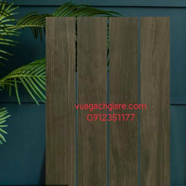 Gạch Vân Gỗ 15x90 AMY xám đậm - nâu đất