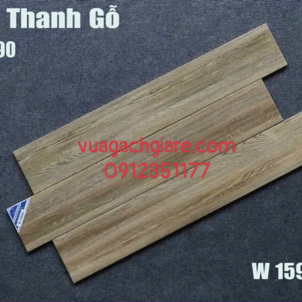 Gạch Vân Gỗ 15x90 CMC nâu vàng - xám - nâu đất