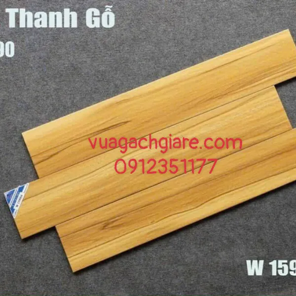 Gạch Vân Gỗ 15x90 CMC nâu vàng - xám - nâu đất